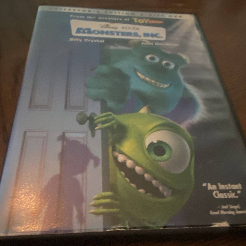 Monsters, Inc. DVD 2-Disc Collector's Edition Disney Billy Crystal John Goodman